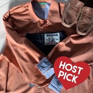 Tommy Bahama Casual Button Down 19"/35" XXL